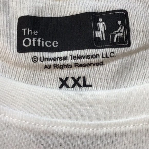 The Office Dunder Mifflin Paper Company Scranton White & Blue SS Tee XXL… - Picture 3 of 5